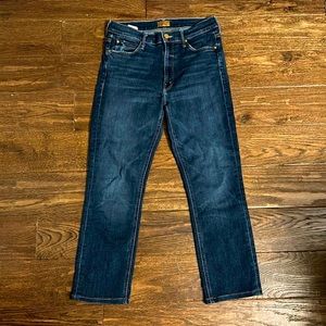 Mother Denim Mid Rise Dazzler Ankle Size 28